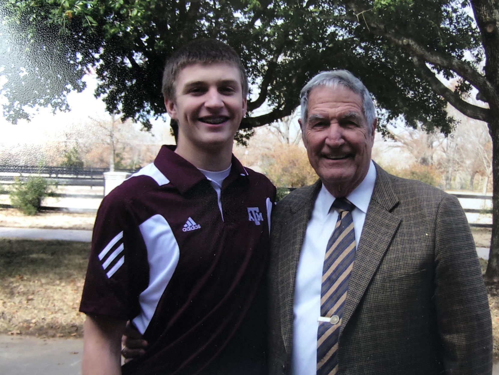 J.C. Chalk with Gene Stallings